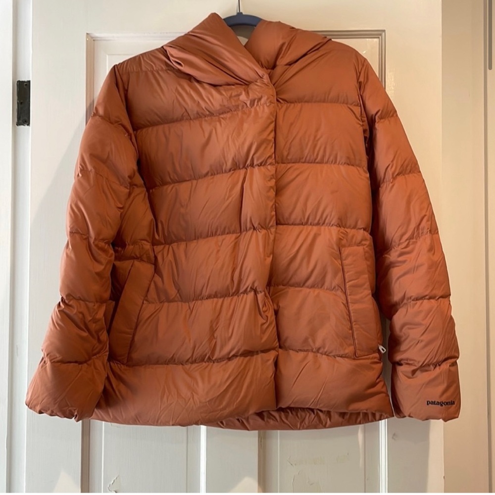 Patagonia cocoon puffer, burnt Siena